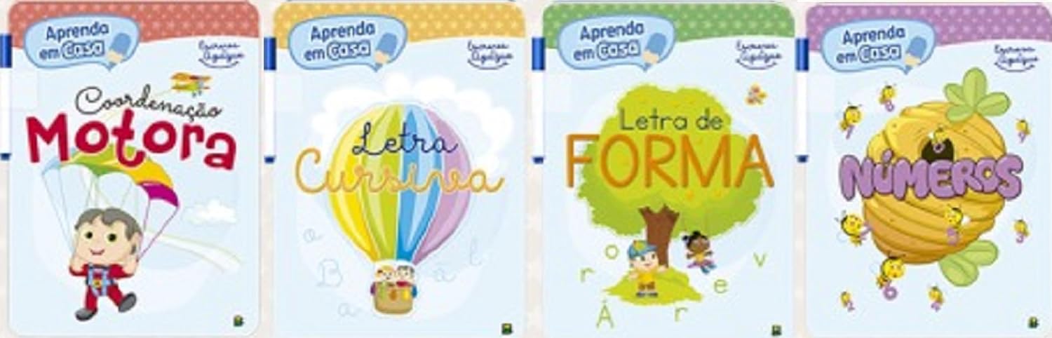 Colecao aprenda em casa - 04 volumes