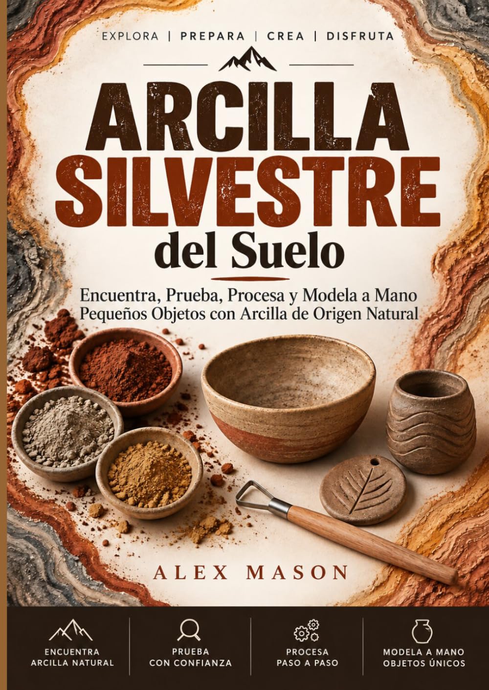 ler totalmente Arcilla salvaje de la tierra: Encontrar, probar, procesar y construir a mano pequeños objetos con arcilla de origen natural (Spanish Edition)