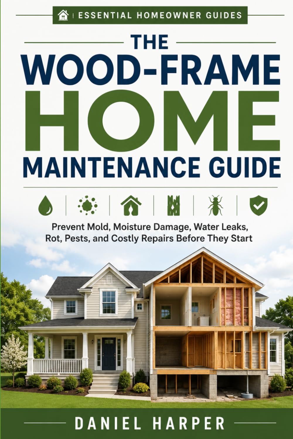 The Wood-Frame Home Maintenance Guide: Prevent Mold, Moisture Damage, Water Leaks, Rot, Pests, and Costly Repairs Before They Start (Essential Homeowner Guides) baixar livro de graça