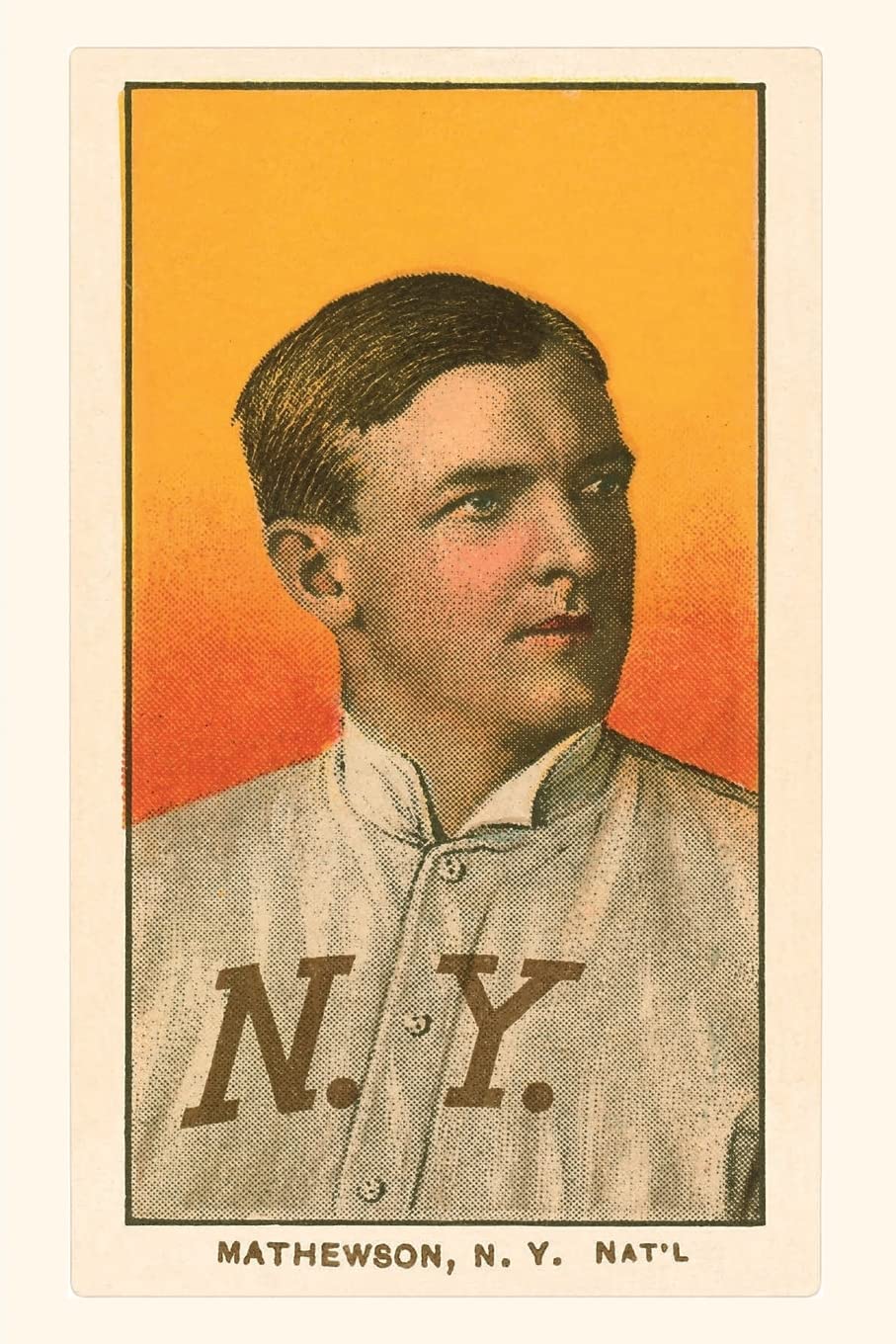 ler totalmente Vintage Journal Early Baseball Card, Christy Mathewson
