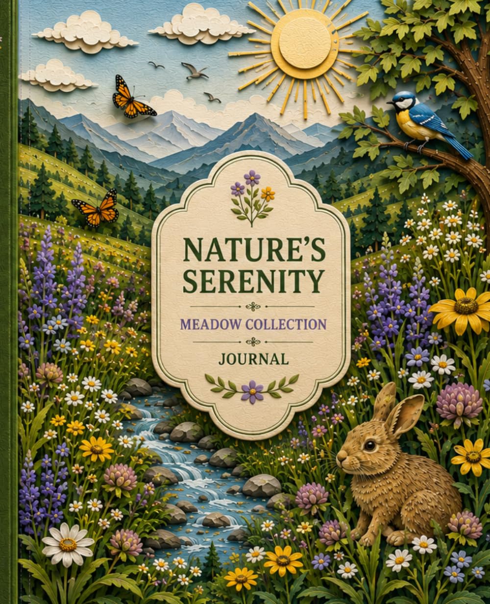 Nature's Serenity - Meadow Collection: Luxury Wildflower-Inspired Lined Journal | 132 Beautiful Writing Pages | Premium Nature Notebook for Daily Journaling, Reflection, Gratitude & Creative Writing baixar livro de graça