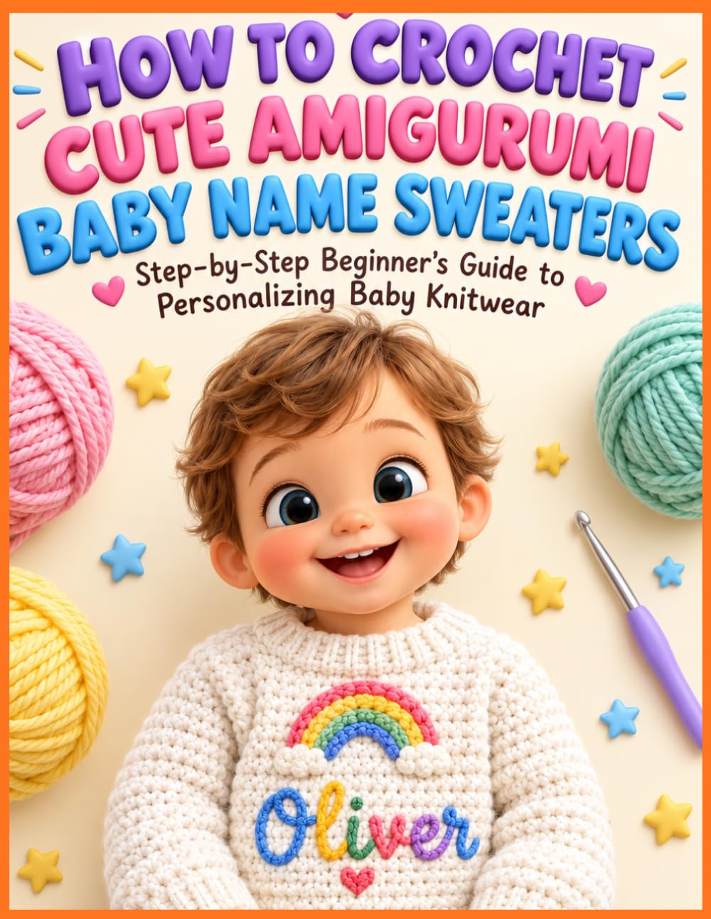 How to Crochet Cute Amigurumi Baby Name Sweaters: Learn Step-by-Step Stitches, Baby-Safe Yarn Techniques, and A-Z Alphabet Templates to Create Custom Newborn Heirlooms baixar o livro de graça