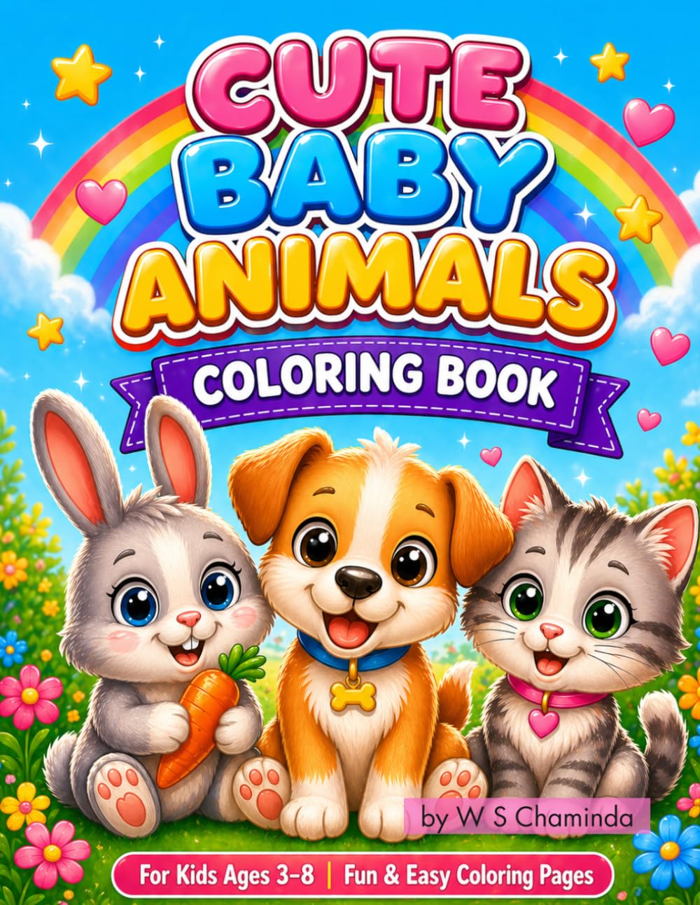 capítulo por capítulo baixar Cute Animals Coloring Book for Kids Ages 3–8: Easy & Cute Designs for Kids Ages 3–8