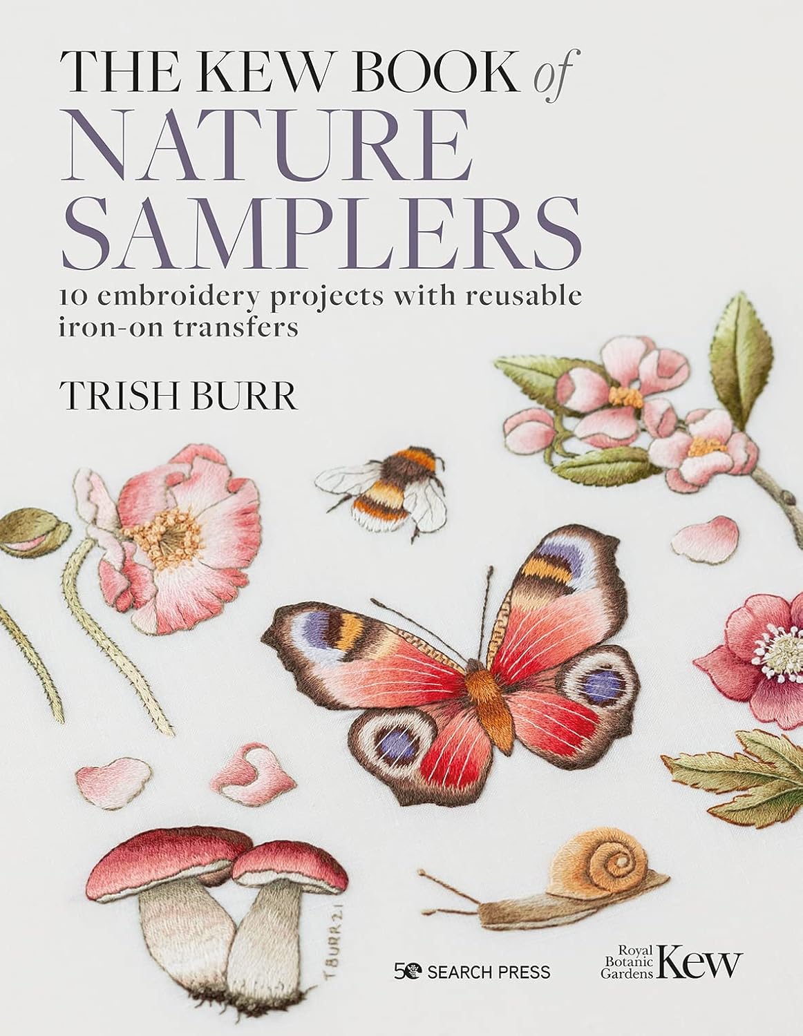 capítulo por capítulo baixar The Kew Book of Nature Samplers: 10 Embroidery Projects with Reusable Iron-On Transfers