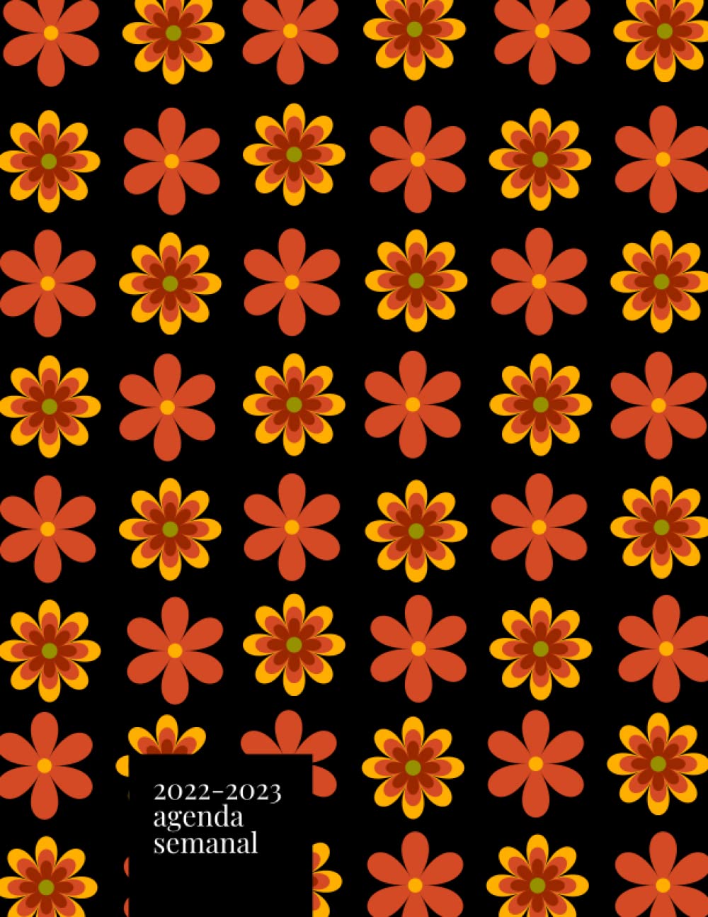 2022-2023 Agenda Semanal: flores retro (Portuguese Edition) baixar livro de graça