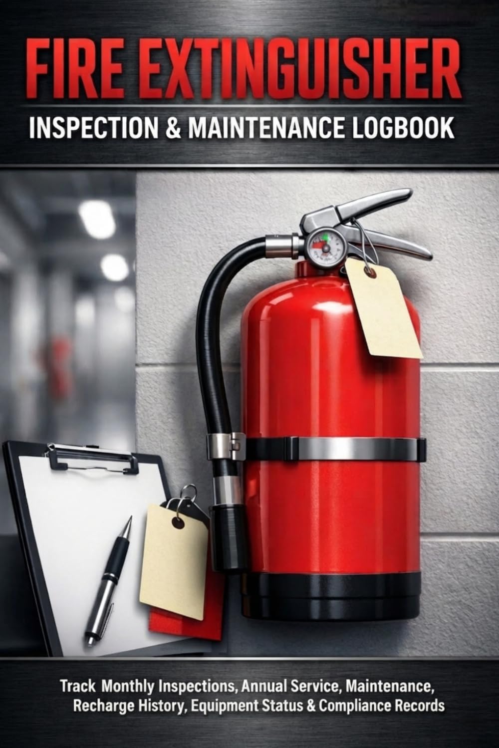 FIRE EXTINGUISHER INSPECTION & MAINTENANCE LOGBOOK: Track Monthly Inspections, Annual Service, Maintenance, Recharge History, Equipment Status & Compliance Records baixar livro de graça