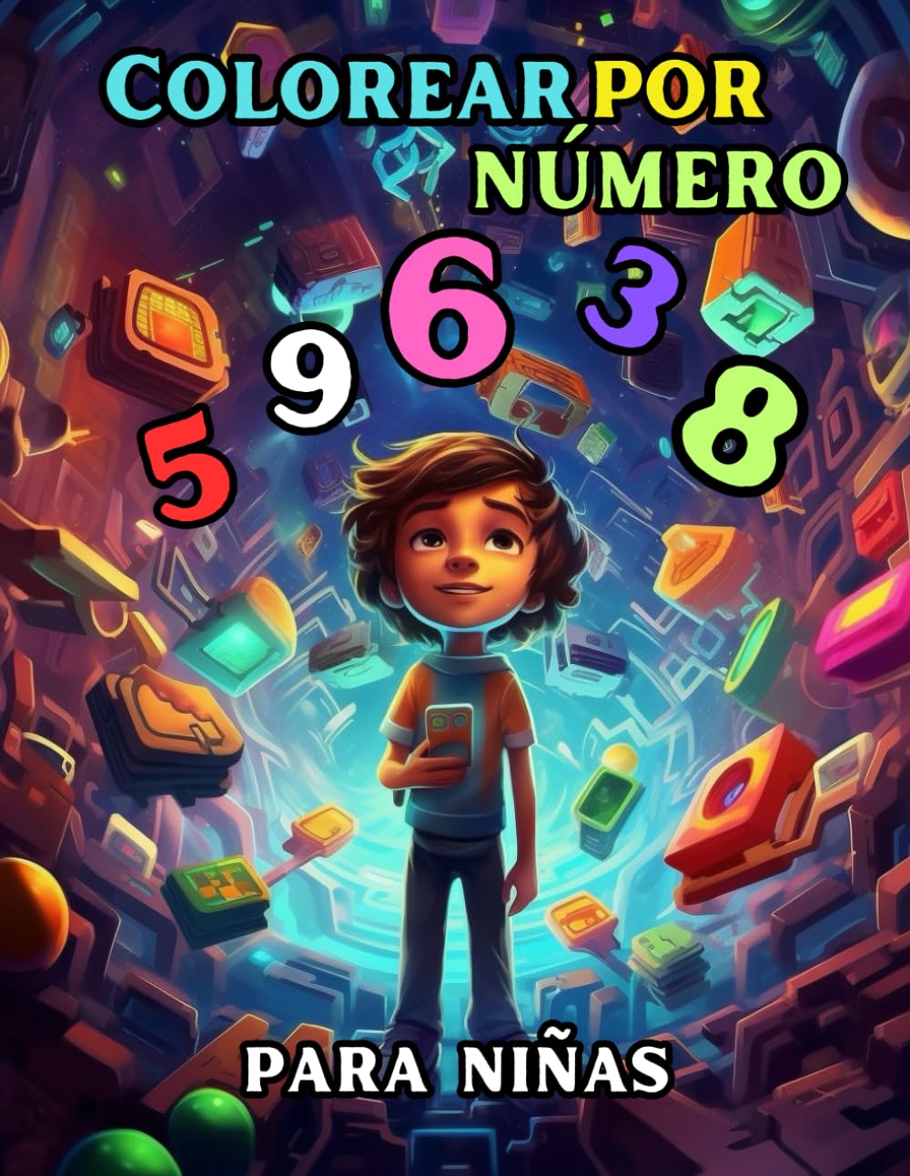 Colorear por número para niñas: Para niños que aman colorear y relajarse (Spanish Edition) baixar o livro de graça