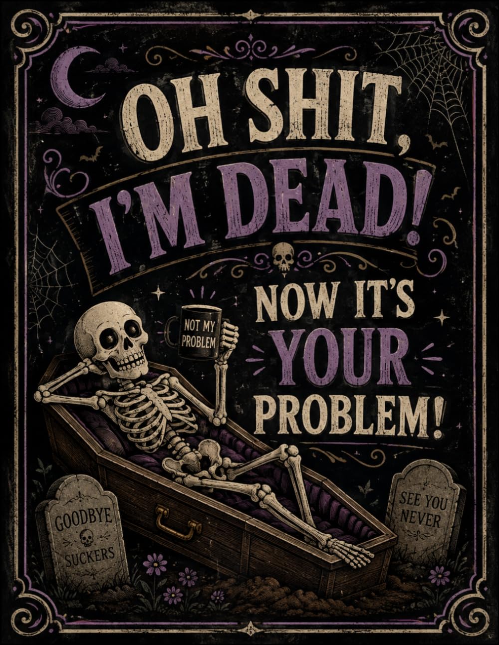 Oh Shit, I’m Dead, Now It’s Your Problem: An Easy-to-Use Organizer for My Final Wishes and Everything My Loved Ones May Need baixar o livro de graça