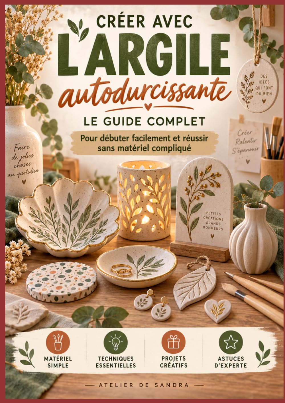ler totalmente Créer avec l’argile autodurcissante: Le guide complet pour débuter facilement et réussir sans matériel compliqué (Atelier de Sandra – Guides Créatifs) (French Edition)