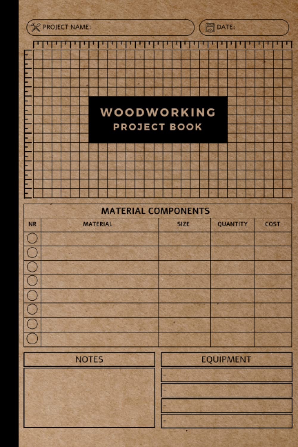 capítulo por capítulo baixar Woodworking Project book: An ideal way to organize your woodworking plans and projects _ An excellent gift for woodworking lovers.