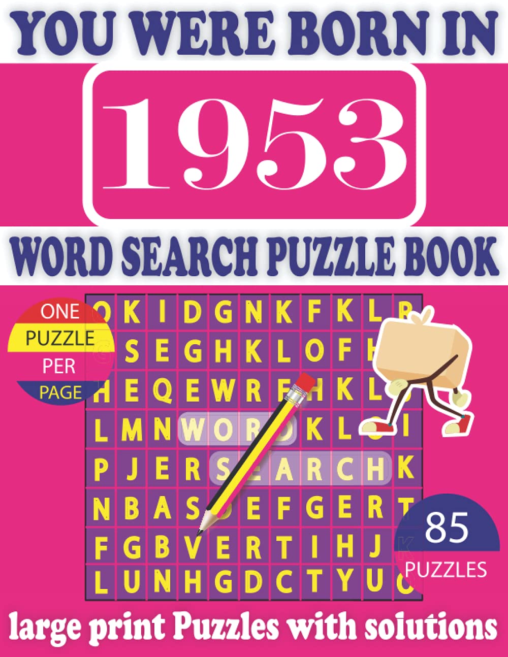 ler totalmente You Were Born In 1953: Word Search Puzzle Book: Get Stress-Free With Hours Of Fun Games For Seniors Adults And More With Solutions