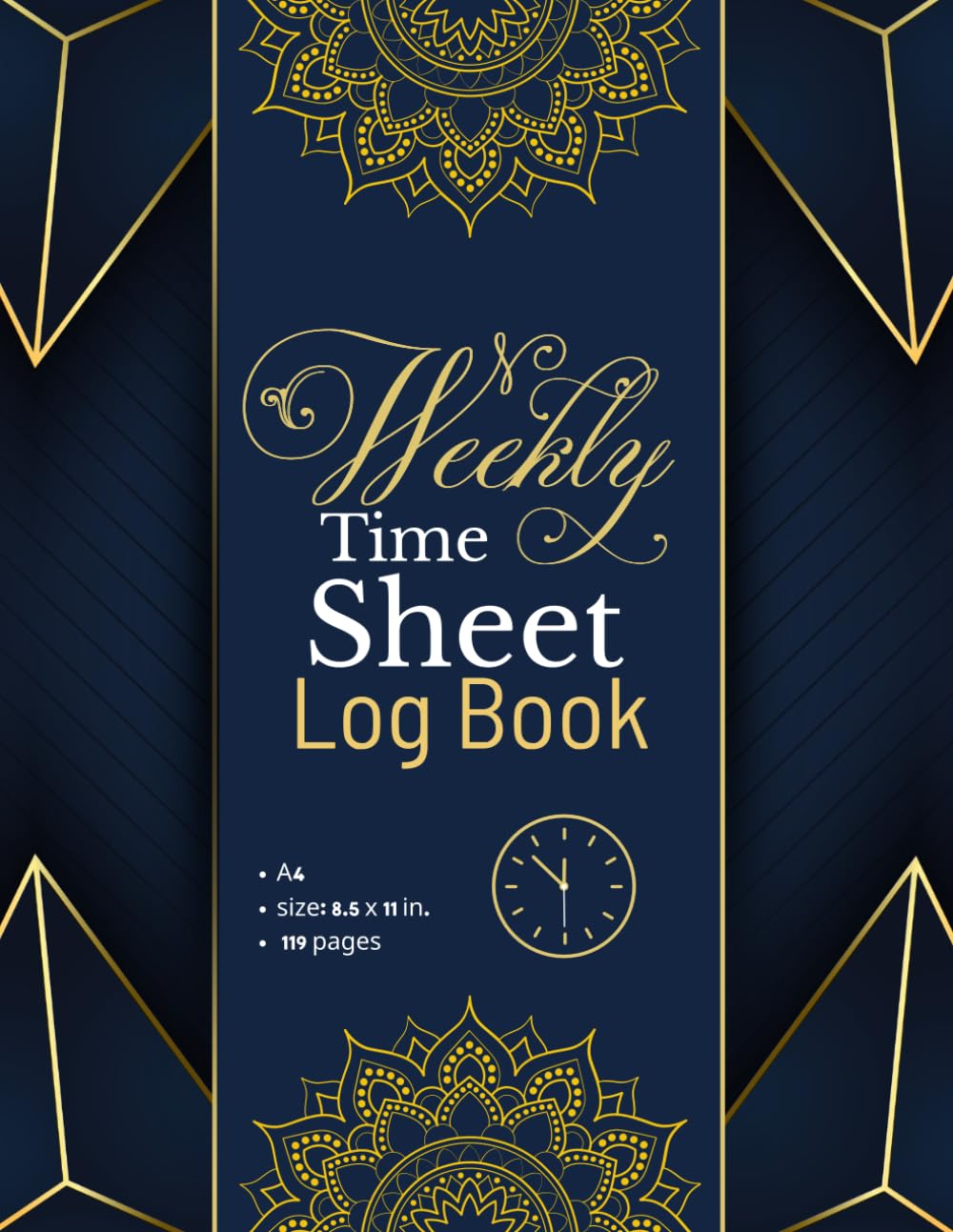 ler totalmente Weekly Timesheet Log Book A4: For recording working hours, ideal for employees and self-employed,... Employers and Entrepreneurs Employee working hours log Businesses