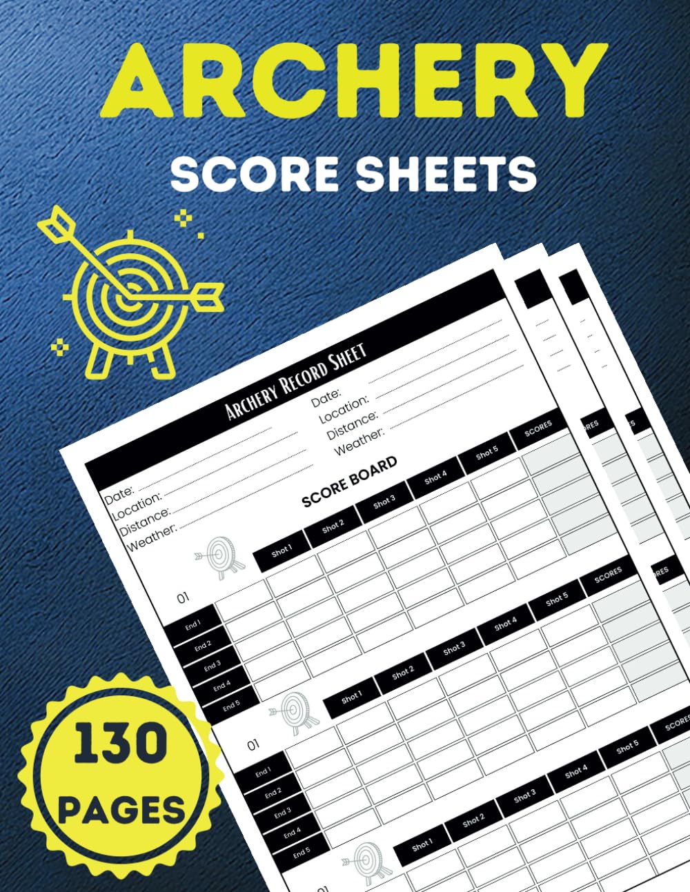 capítulo por capítulo baixar Archery score sheets: Training Sheets, 130 Pages, perfect size 8.5 x 11 inches