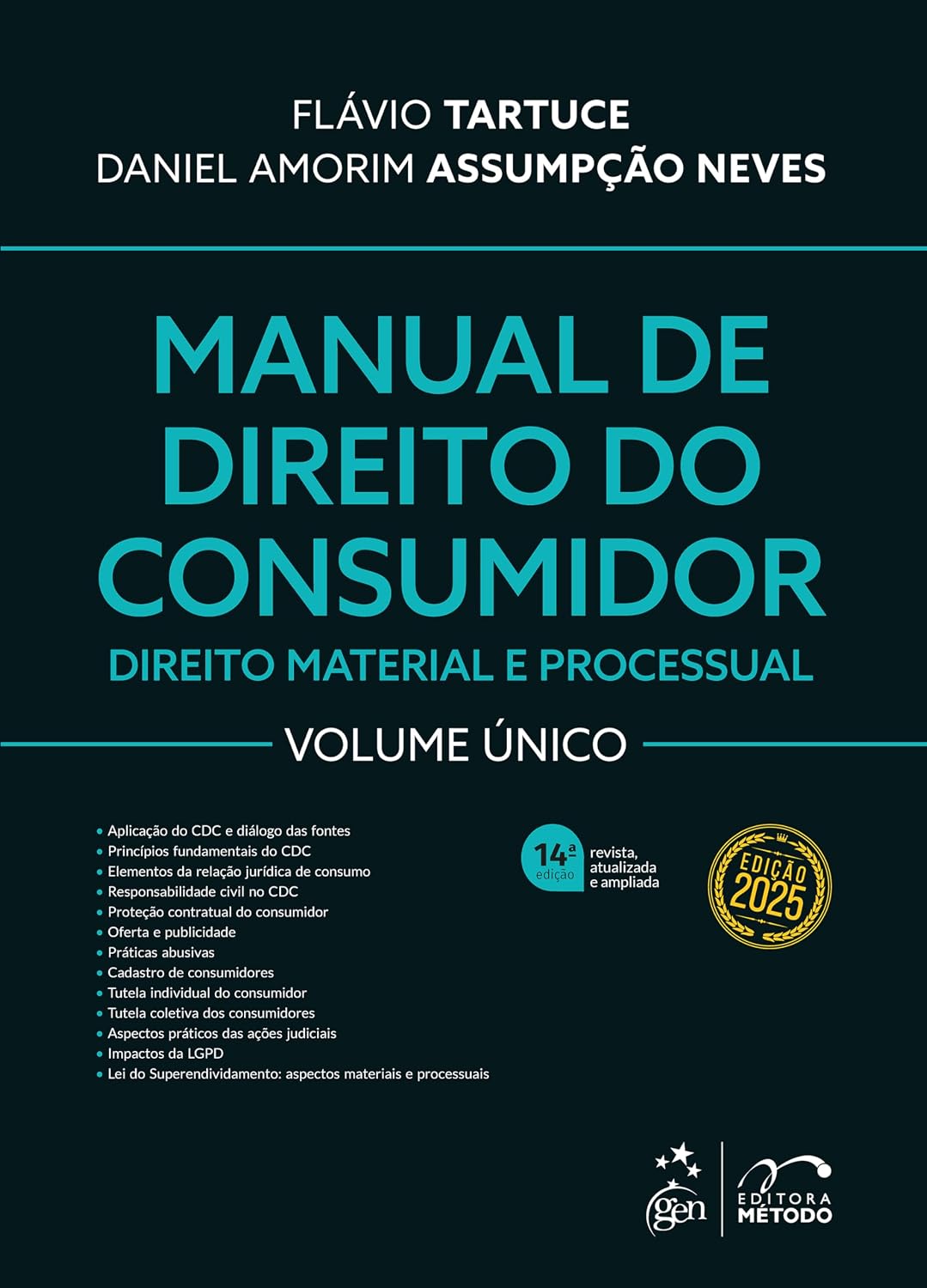 Manual de Direito do Consumidor - Vol. Único - 14ª Edição 2025