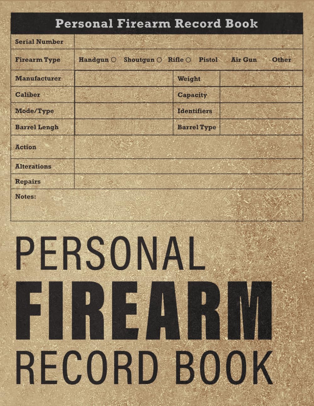 Personal Firearm Record Book: The Ultimate Inventory Management Log Book for Gun Owners and Collectors, Tracking Firearms Inventory Maintenance Transfers baixar livro de graça