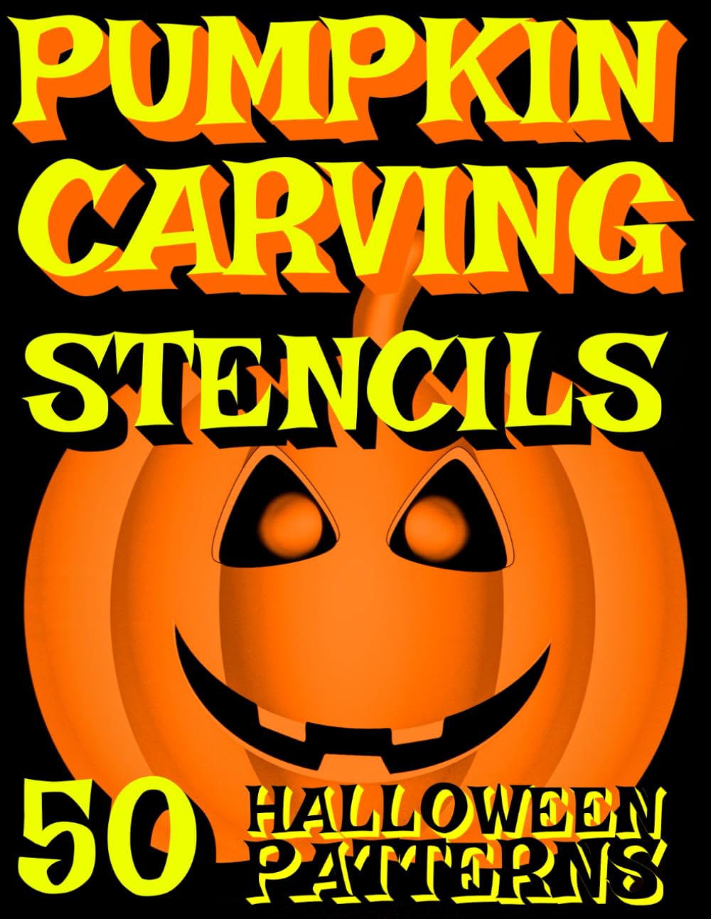 PUMPKIN CARVING STENCILS: 50 Halloween Patterns For Stenciling & Hand Tools Nature Crafts for Children, Kids and Adults baixar livro de graça