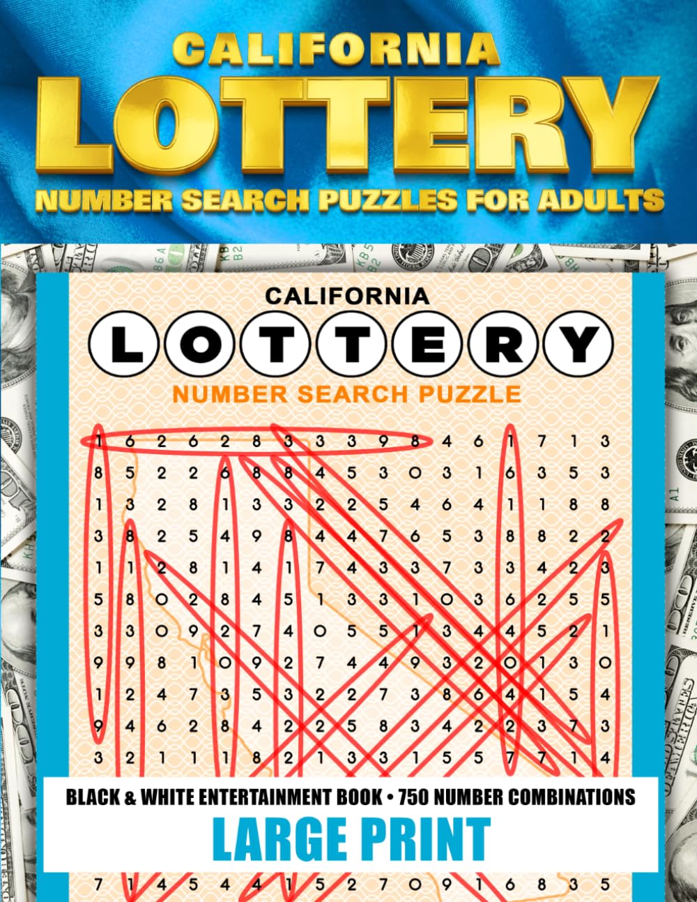 ler totalmente CALIFORNIA LOTTERY NUMBER SEARCH PUZZLES: Number Search Puzzles For Adults