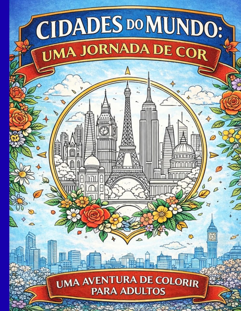 CIDADES DO MUNDO: UMA JORNADA DE COR: UMA AVENTURA DE COLORIR PARA ADULTOS (Portuguese Edition) baixar livro de graça