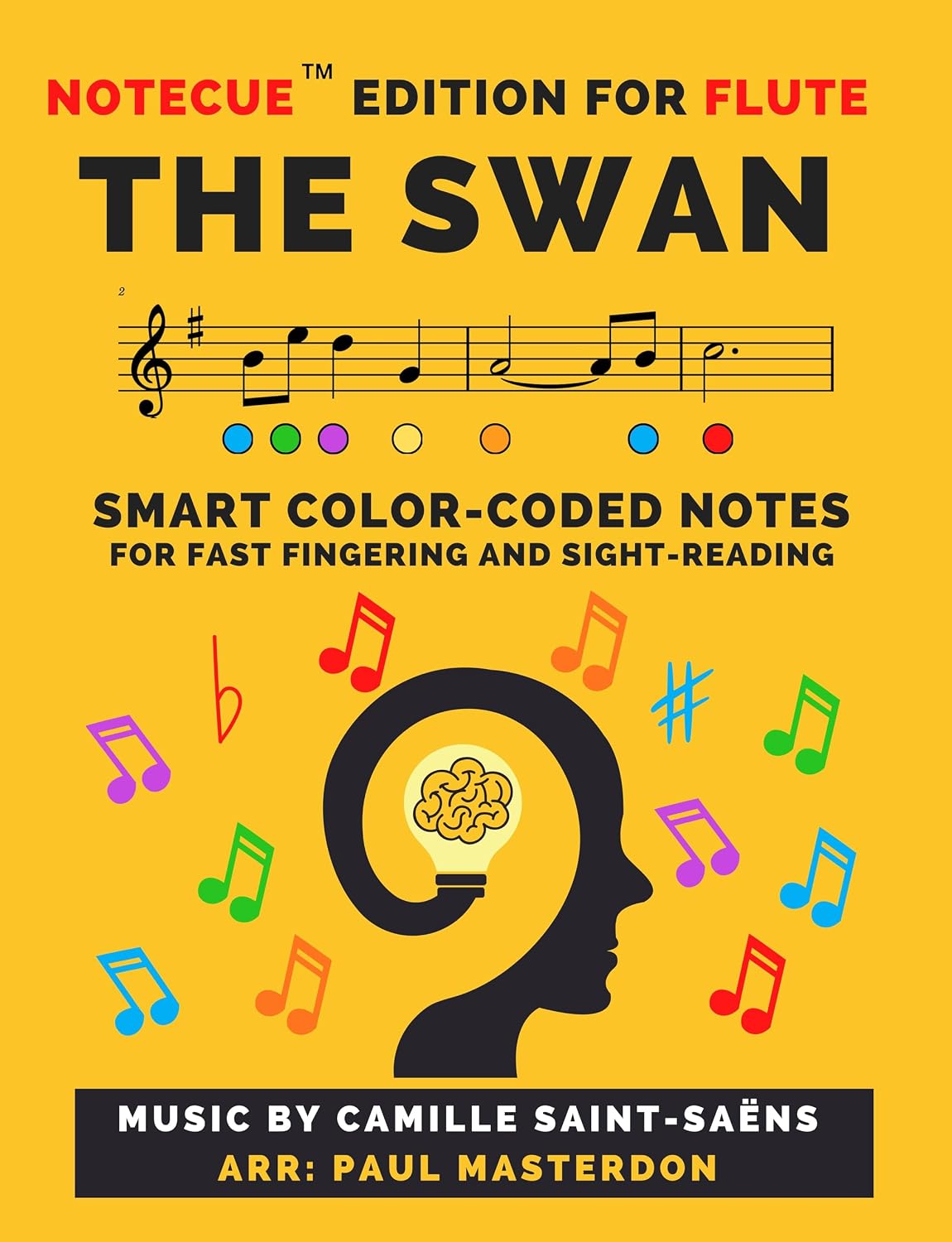 The Swan (from Carnival of the Animals) - Color-Coded Sheet Music for Flute: Fast-Track Sight-reading & Fingering the Easy Way (Learn Flute Fast - Accelerated... Memory Techniques Book 2) (English Edition) baixar o livro de graça