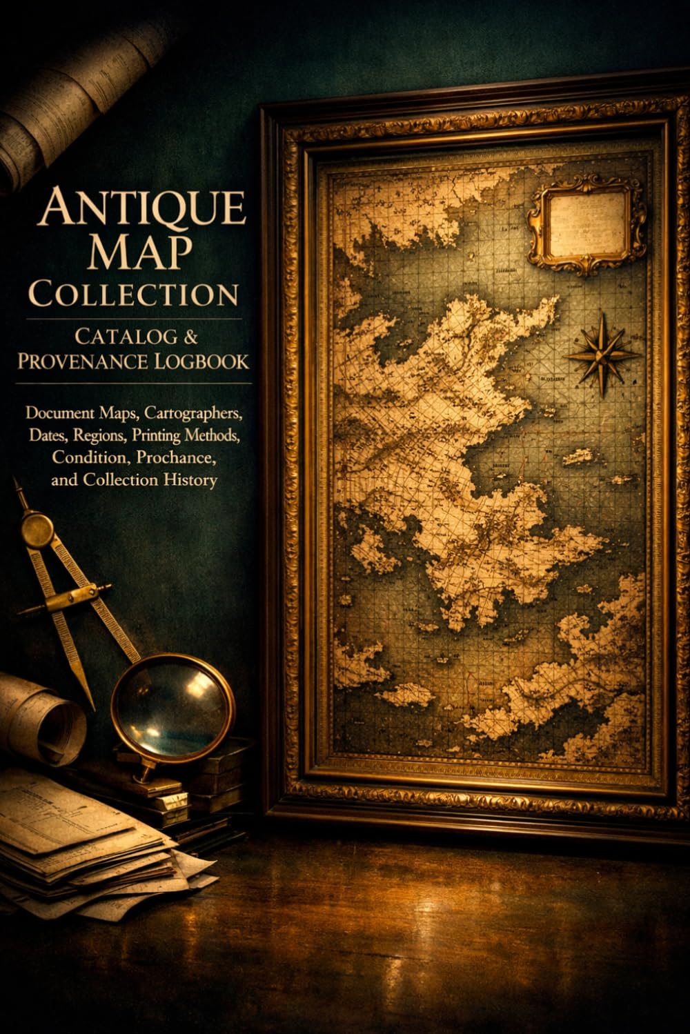 ANTIQUE MAP COLLECTION CATALOG & PROVENANCE LOGBOOK: Document Maps, Cartographers, Dates, Regions, Printing Methods, Condition, Provenance, Purchases, and Collection History baixar livro de graça