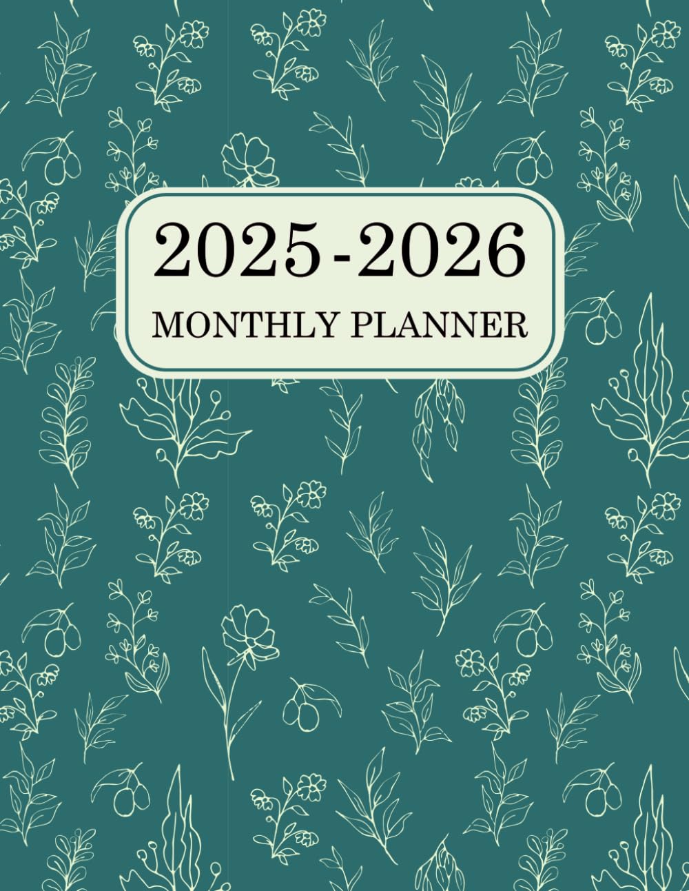 2025-2026 Monthly Planner: Two Year (January 2025 through December 2026) with Passwords Log, Contacts and Notes pages | Birthdays & Dates To Remember baixar o livro de graça