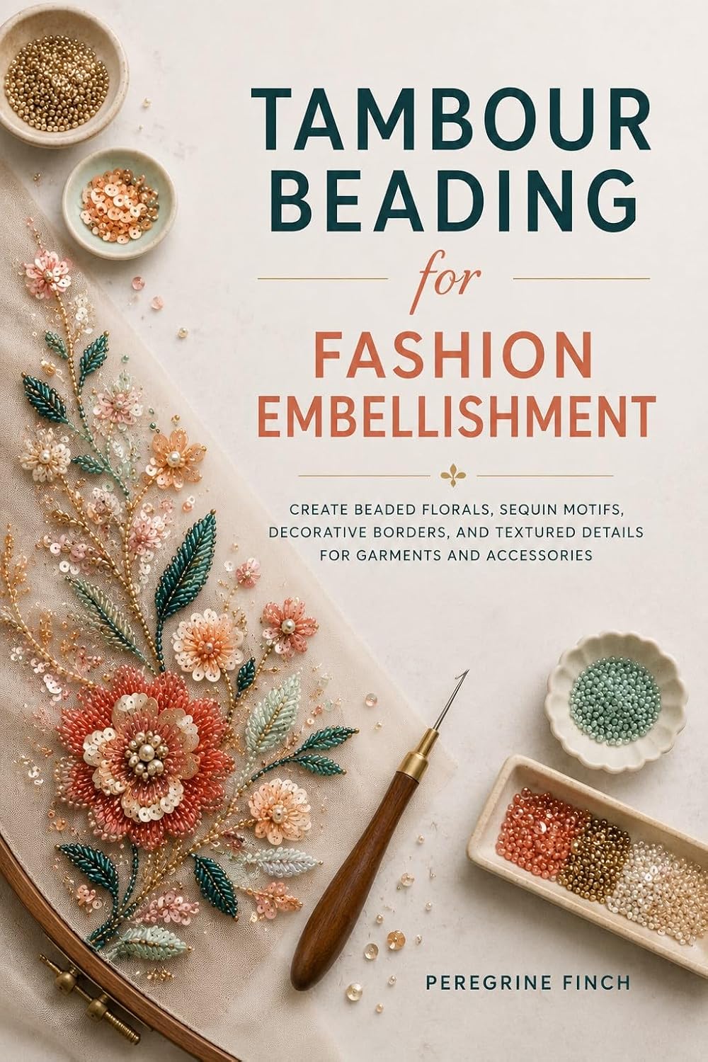 ler totalmente Tambour Beading for Fashion Embellishment: Create Beaded Florals, Sequin Motifs, Decorative Borders, and Textured Details for Garment and Accessories (English Edition)