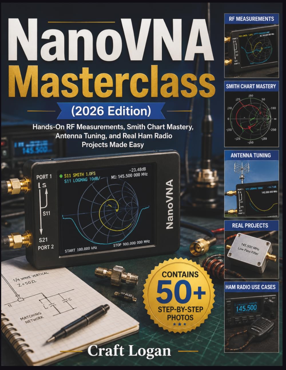 NanoVNA Masterclass (2026 Edition): Hands-On RF Measurements, Smith Chart Mastery, Antenna Tuning, and Real Ham Radio Projects Made Easy baixar livro de graça