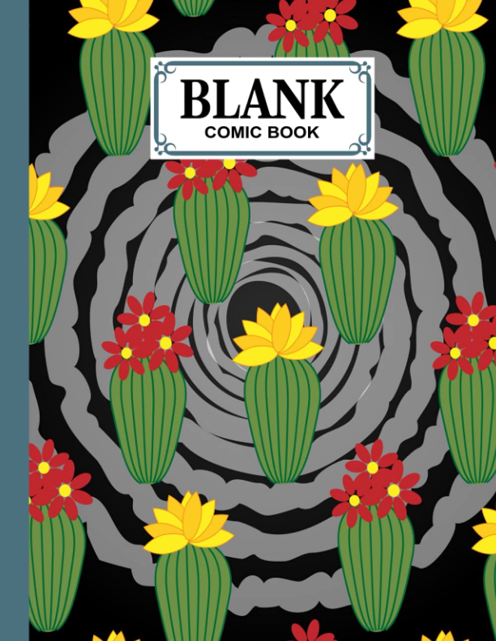 ler totalmente Blank Comic Book: Cactus Cover Blank Comic Book, Create Your Own Story, Journal, Notebook, Sketchbook for Kids and Adults, 120 Pages - Size 8.5" x 11" Notebook by Simone Bach