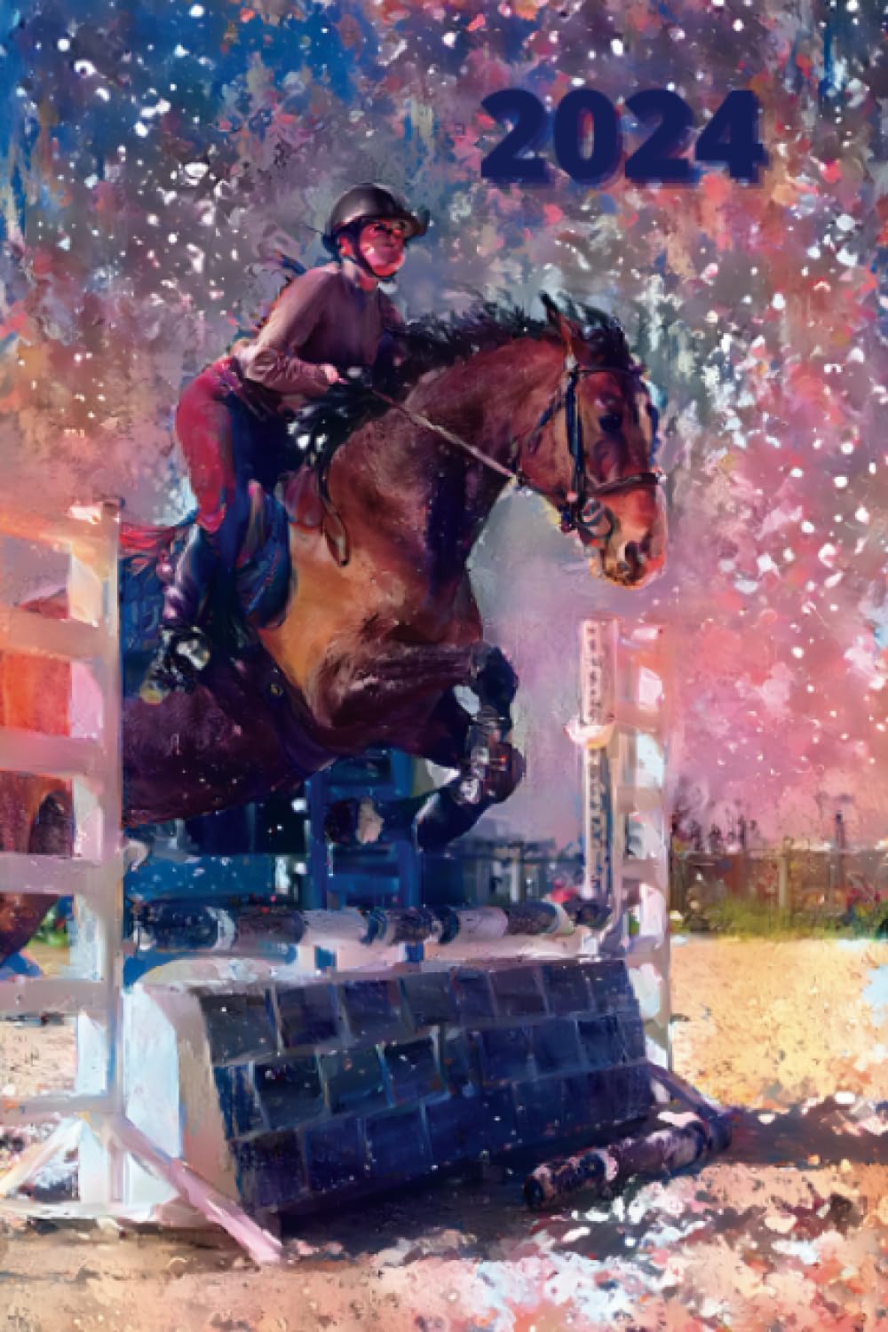 ler totalmente 2024 Horse Diary: with Riding Log to keep track of weekly ride stats, training aims and competition or Eventing dates | GIFT FOR HORSE WOMEN