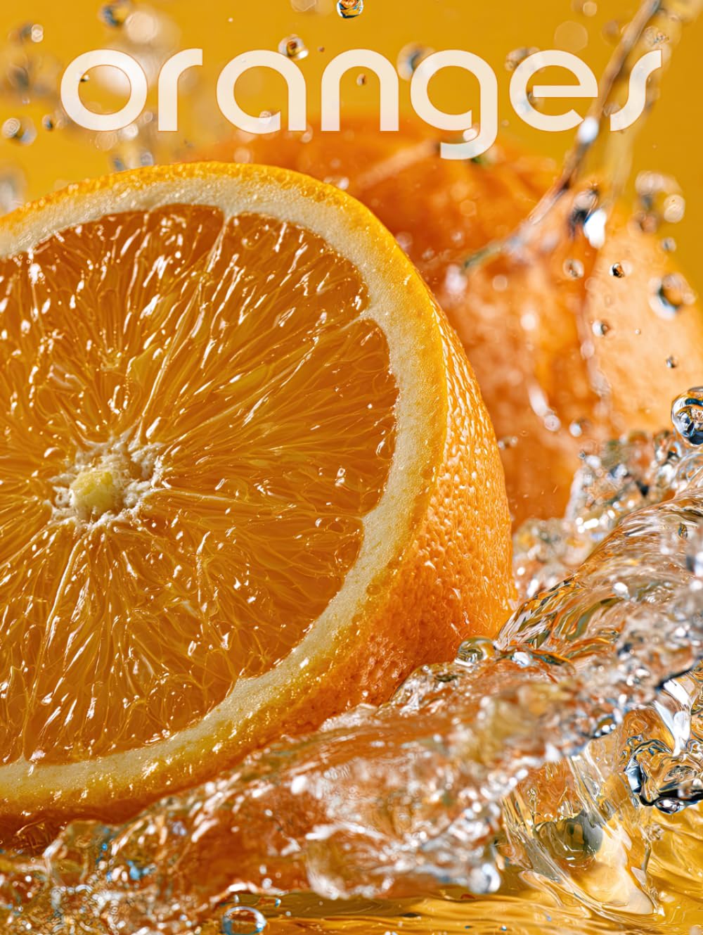 ler totalmente Oranges: Bright Colorful Home Decor Accent Piece | For Kitchens, Living Rooms, And Interior Design