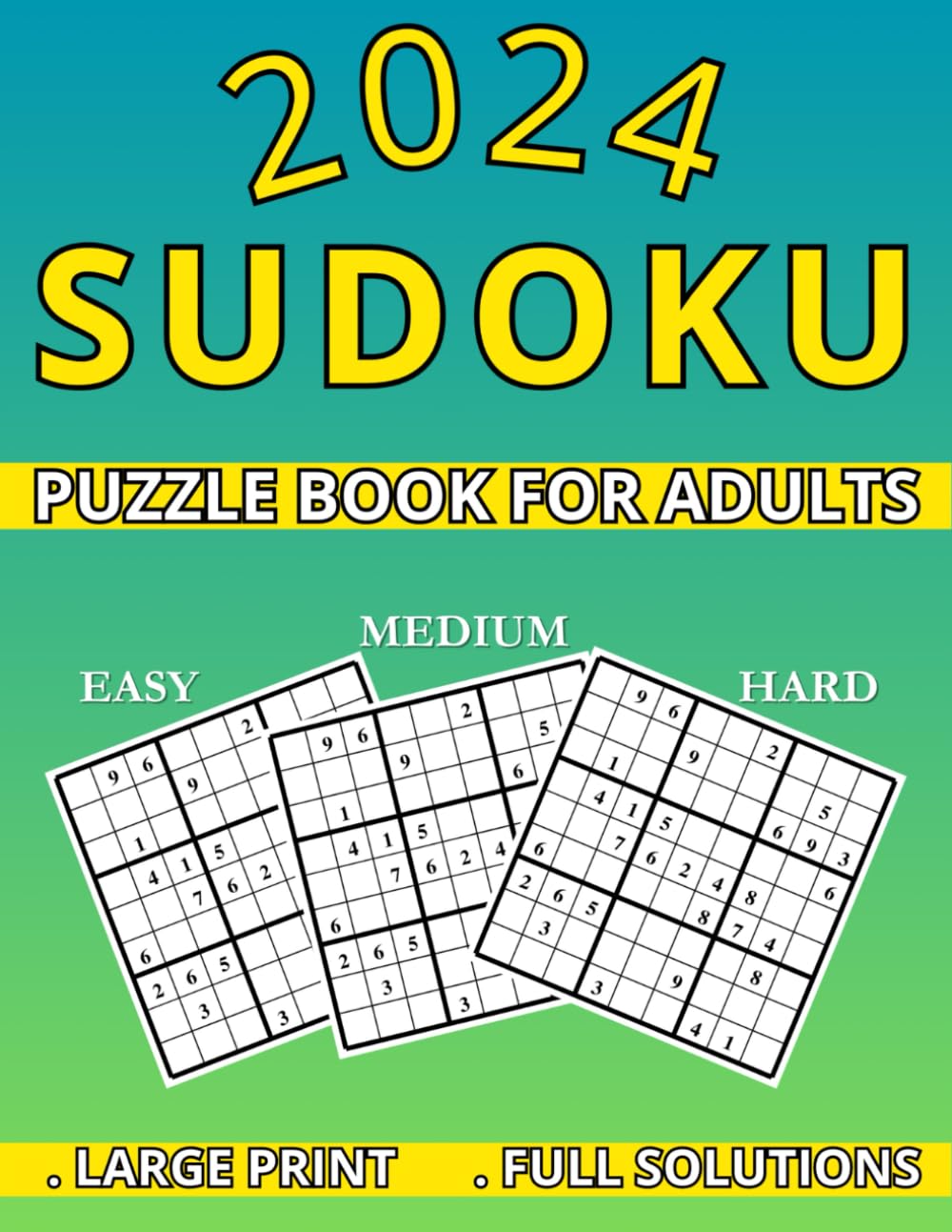 capítulo por capítulo baixar 2024 Sudoku Puzzle Book for Adults: Sudoku Puzzles for Adults Large Print Easy to Hard with Full Solutions. Perfect Gifts for Any Occasions