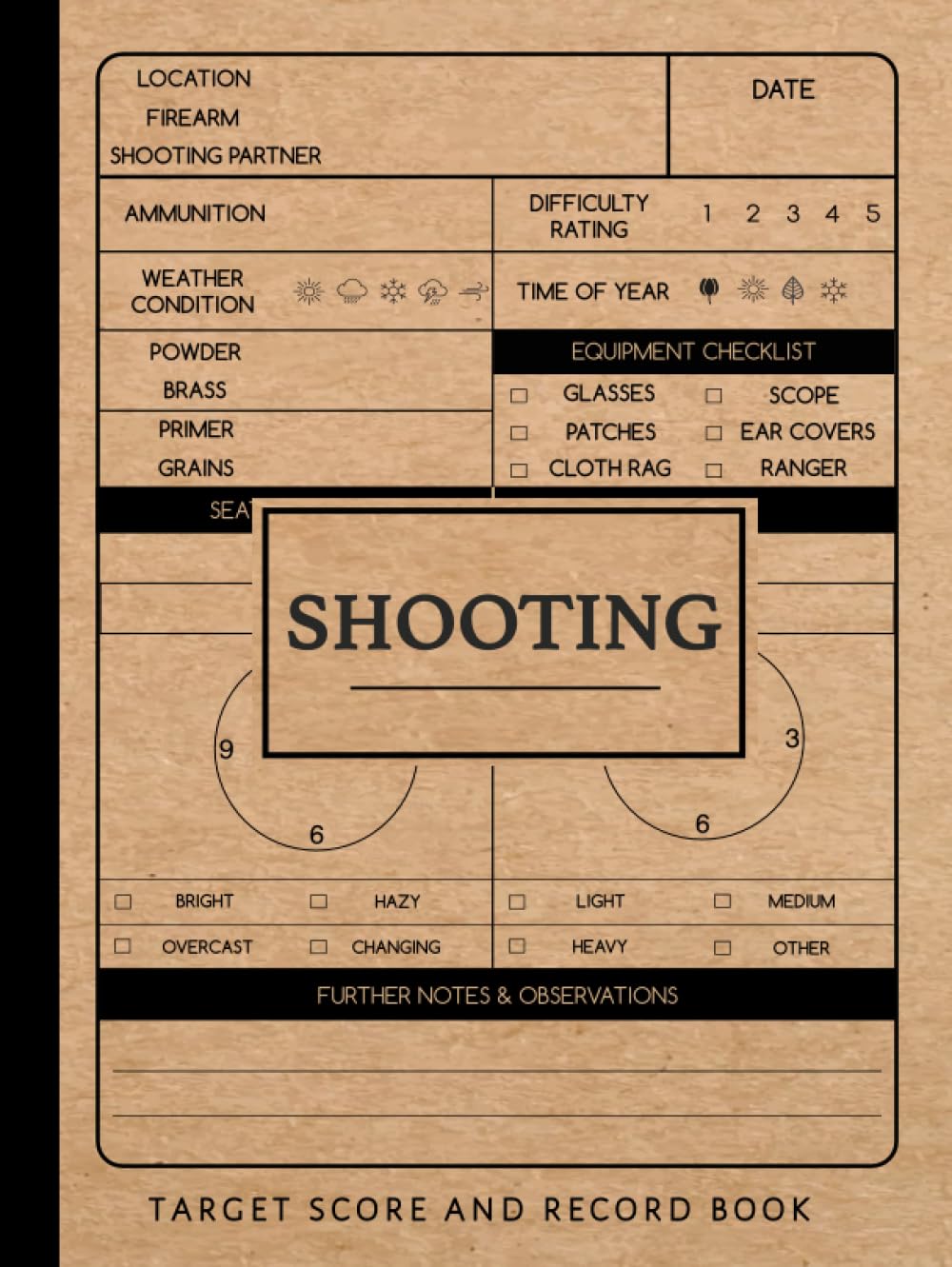 ler totalmente Shooting Target Score and Record Book: Shot Practise Journal. Track & Record Every Session. Perfect for Close or Long Range Aiming. Ideal Gift for Marksmen
