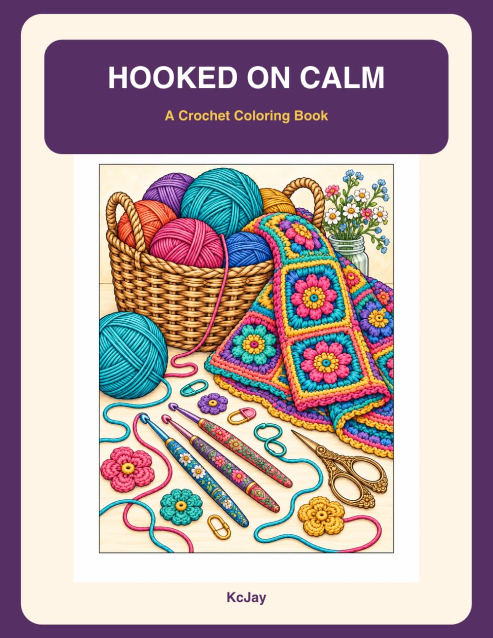 ler totalmente Hooked On Calm: A Crochet Colouring Book