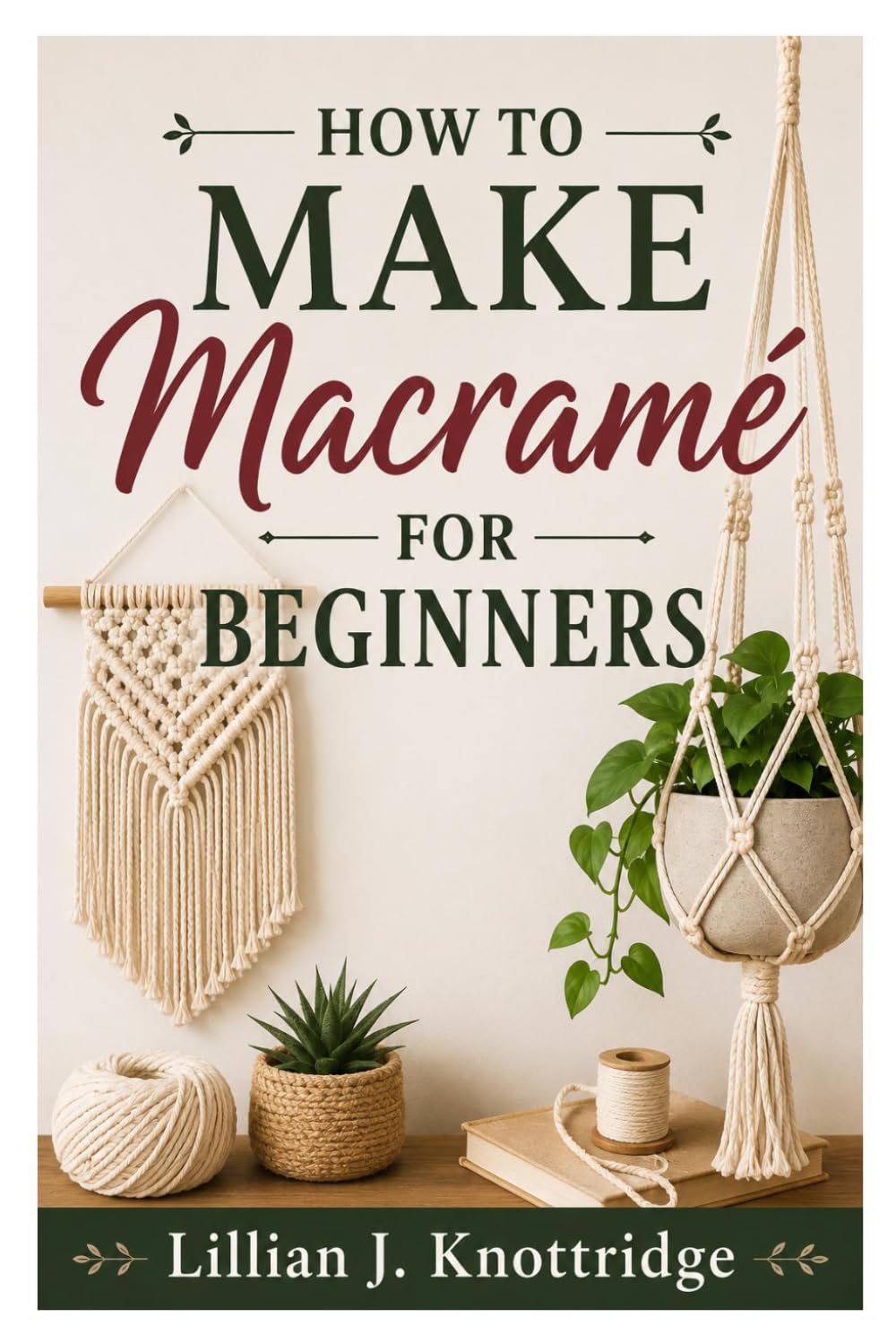 capítulo por capítulo baixar HOW TO MAKE MACRAMÉ FOR BEGINNERS: Learn Essential Knots And Creative Designs