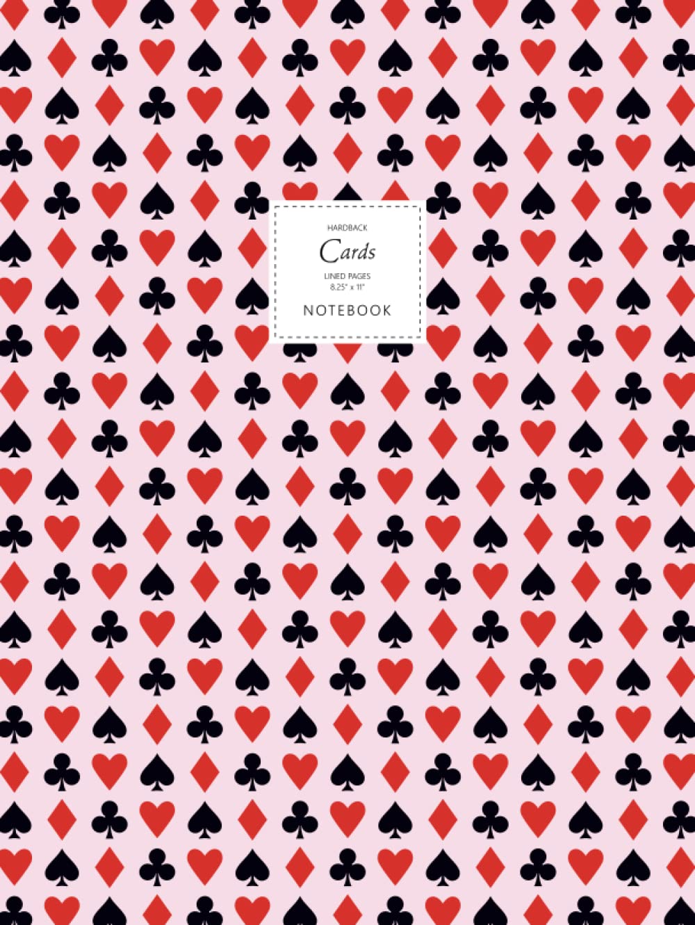ler totalmente Cards Notebook - Lined Pages - 8.25" x 11" - Hardback: (Pink Edition) Large Hard Cover Notebook 192 lined pages (8.25 x 11 inches / 20.96 x 27.94cm / Near A4)