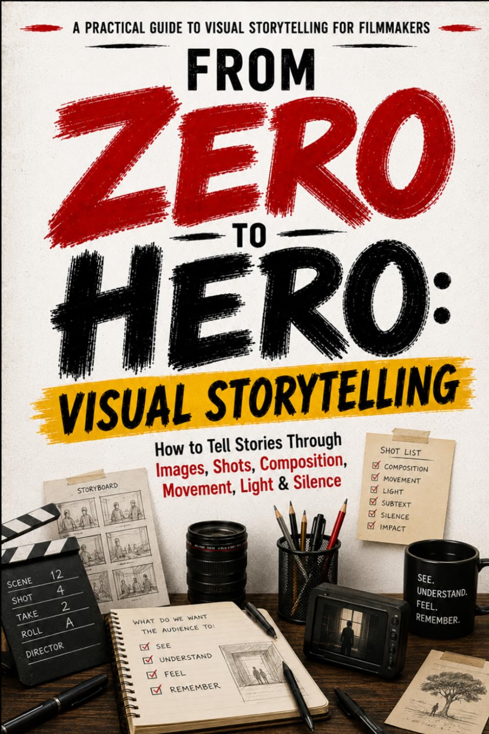 From Zero to Hero: VISUAL STORYTELLING: How to Tell Stories Through Images, Shots, Composition, Movement, Light & Silence baixar livro de graça