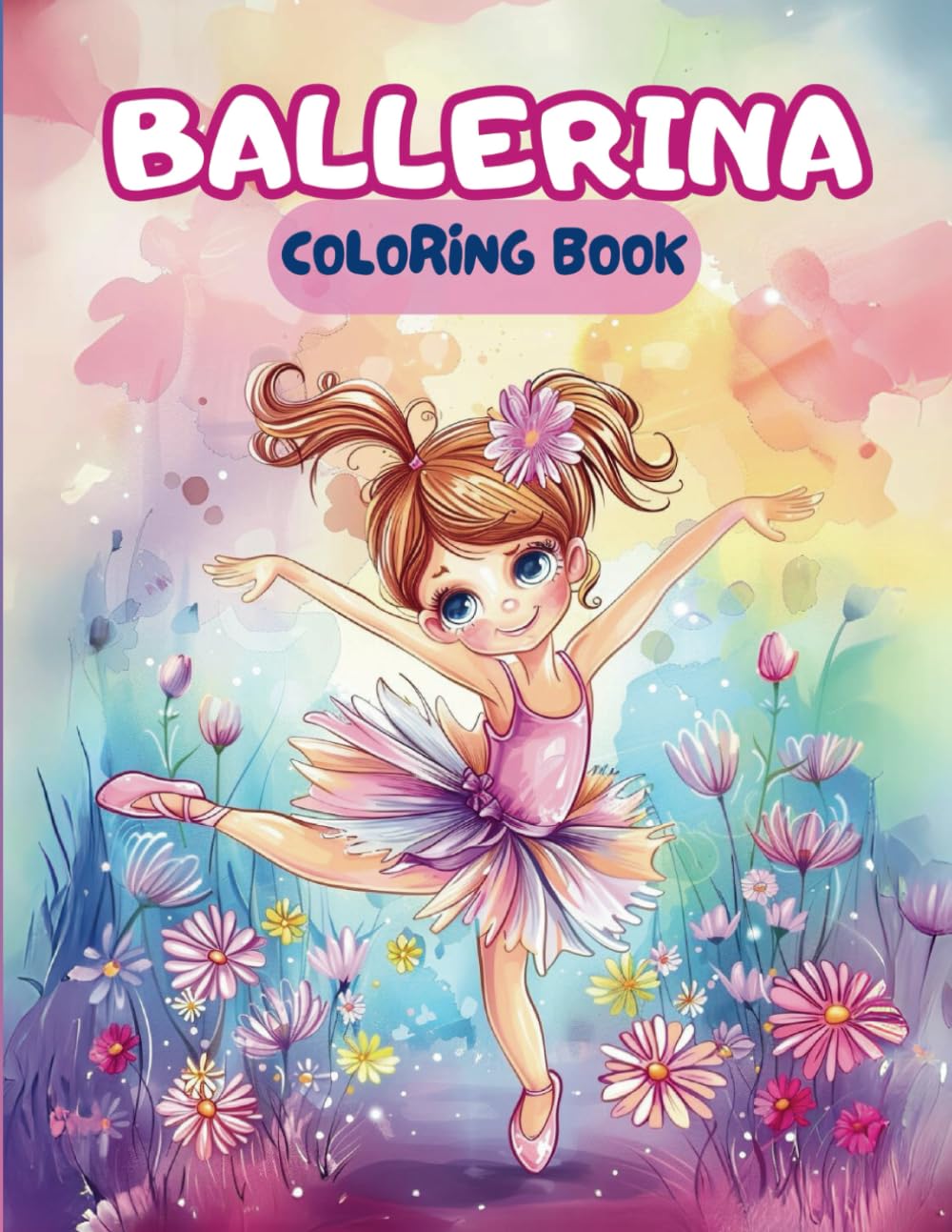 ler totalmente Ballerina Coloring Book: For Girls Ages 4-10 | 60 simple, interesting and captivating designs for young dancers with passion for ballet.