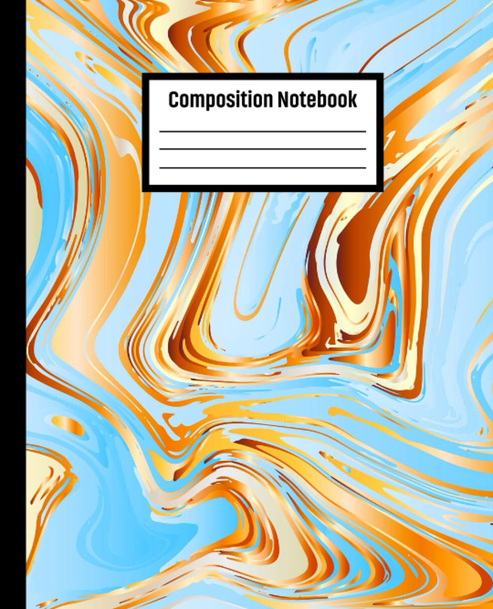 Composition Notebook: Kids-Teens- and Students- Colorful-.7.5 x 9.25 Inches- Soft Matte Cover-110 Wide-ruled lined pages Purple Turquoise Liquid Marble Composition Notebook baixar livro de graça