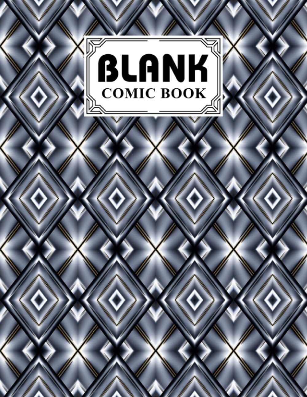 Blank Comic Book: Premium Diamond Cover Blank Comic Book, Create Your Own Story, Journal, Notebook, Sketchbook for Kids and Adults, 120 Pages - Size 8.5" x 11" Notebook by Heinz Zander baixar livro de graça