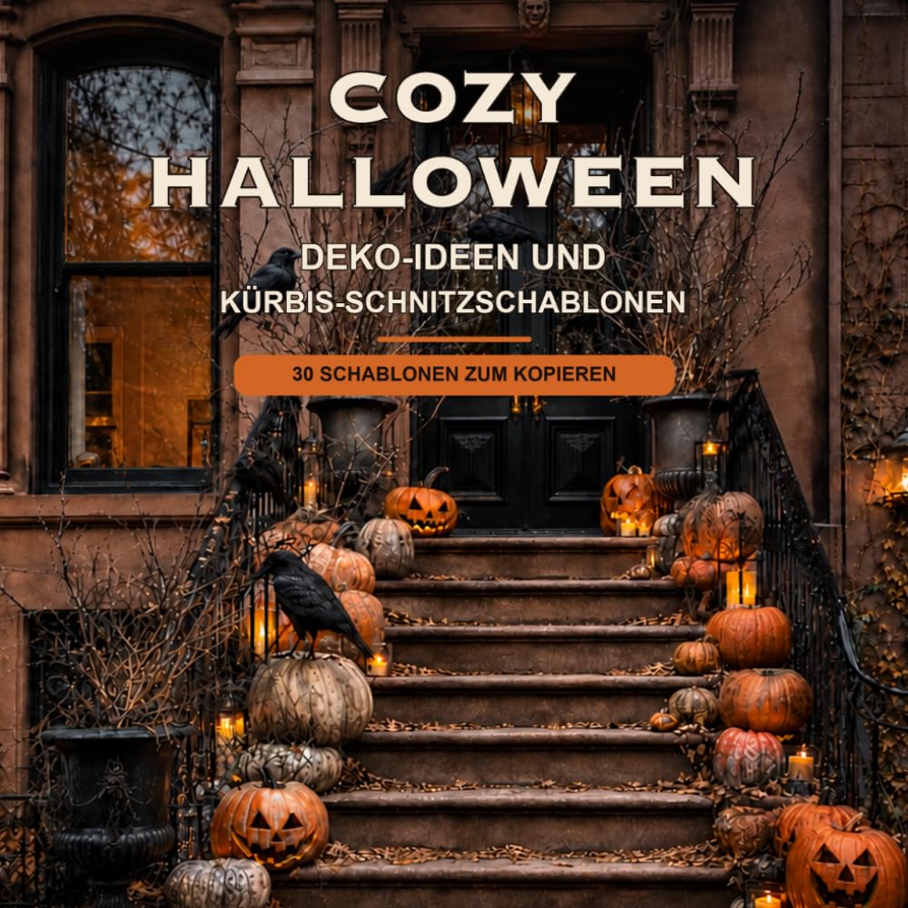 COZY HALLOWEEN – Deko Ideen und Kürbis-Schnitzschablonen (Die Cozy Halloween Kollektion) (German Edition) baixar livro de graça