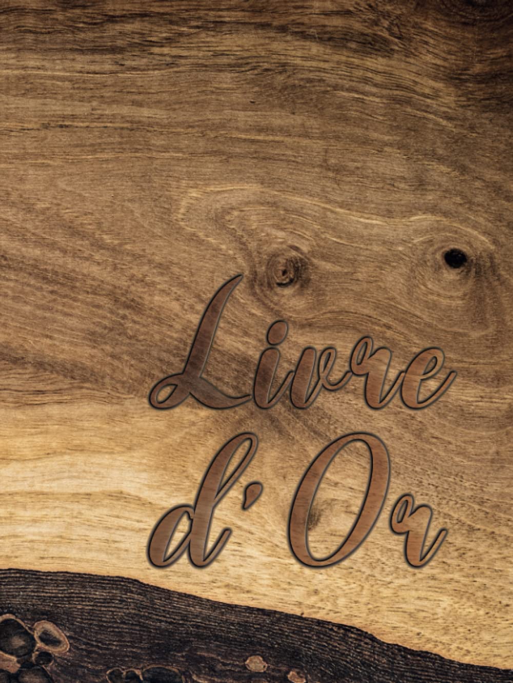 Livre d'Or: Aspect & Look Bois de chêne Couverture Rigide avec 100 pages blanches à remplir. (French Edition) baixar livro de graça