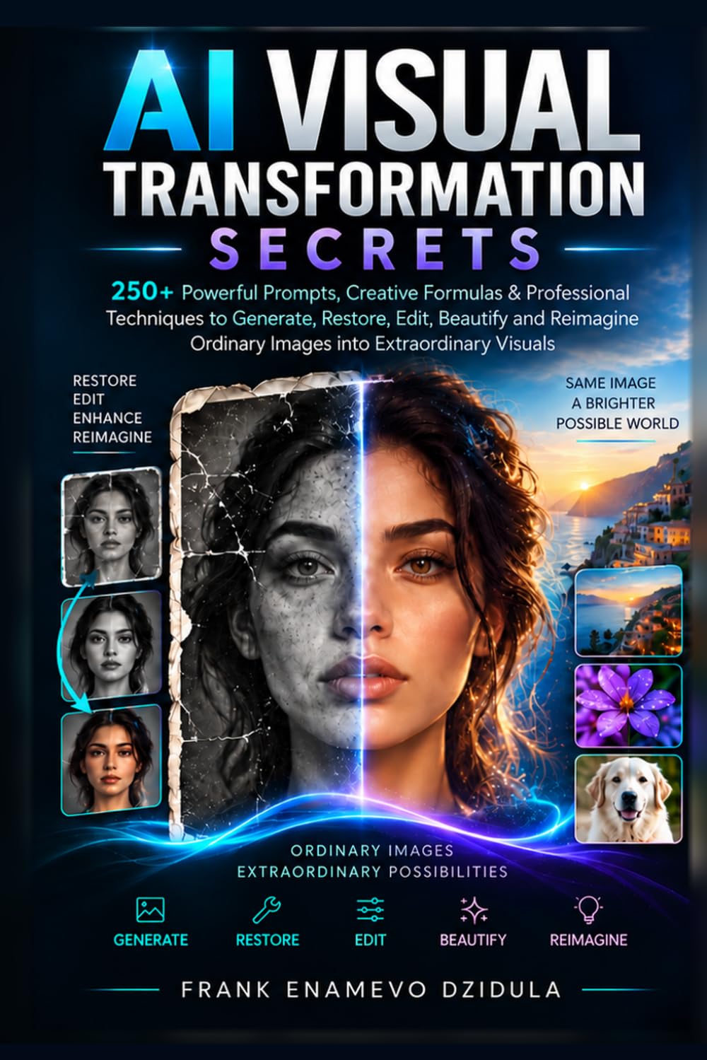 AI VISUAL TRANSFORMATION SECRETS: 250+ Powerful Prompts, Creative Formulas & Professional Techniques to Generate, Restore, Edit, Beautify and Reimagine Ordinary Images into Extraordinary Visuals baixar o livro de graça