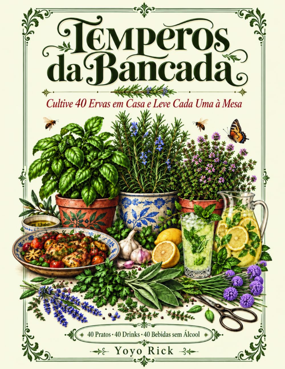 Temperos da Bancada: Cultive 40 Ervas em Casa e Leve Cada Uma à Mesa: 40 Pratos, 40 Drinks e 40 Bebidas sem Álcool (Portuguese Edition) baixar o livro de graça