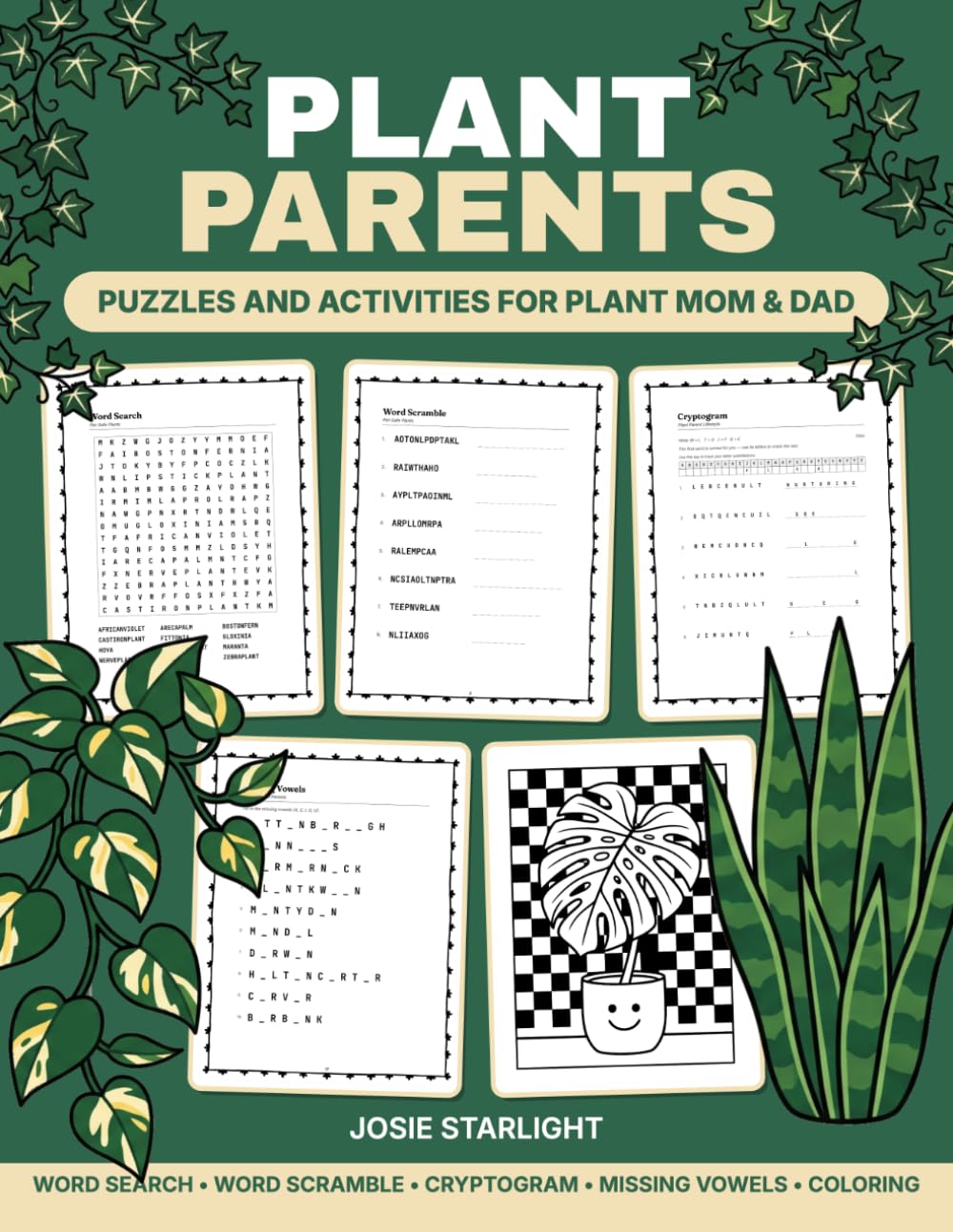 ler totalmente Plant Parents: Puzzles and Activities for Plant Mom & Dad