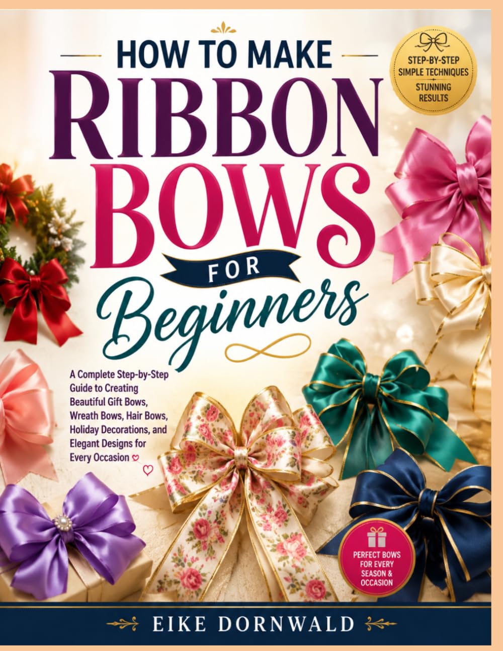 HOW TO MAKE RIBBON BOWS FOR BEGINNERS: A Complete Step-by-Step Guide to Creating Beautiful Gift Bows, Wreath Bows, Hair Bows, Holiday Decorations, and Elegant Designs for Every Occasion baixar livro de graça