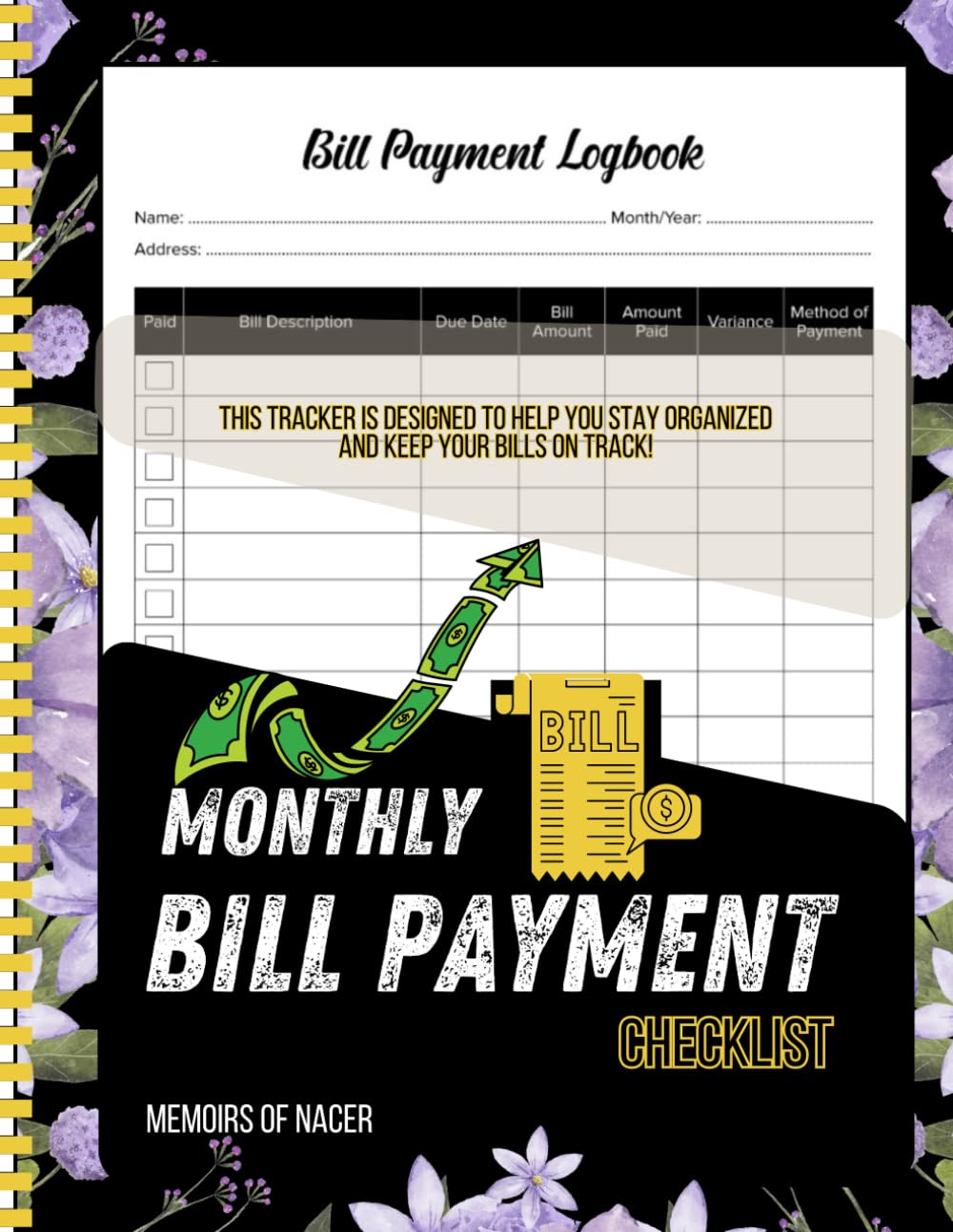 Monthly Bill Payment Checklist: Budget Planner and Monthly Bill Organizer for Expense Tracker Notebook - Bill Payment Tracker with Financial Planner Checklist for Monthly Payments and Savings baixar livro de graça