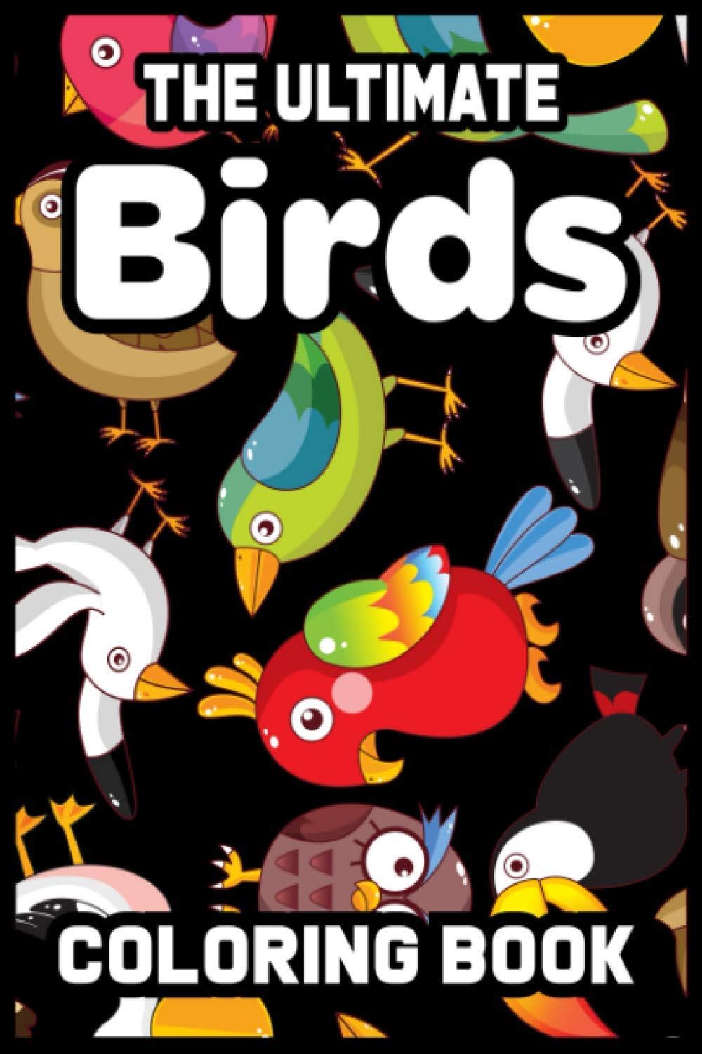 ler totalmente The Ultimate Birds Coloring Book: 100 Pages Amazing Birds Coloring Book