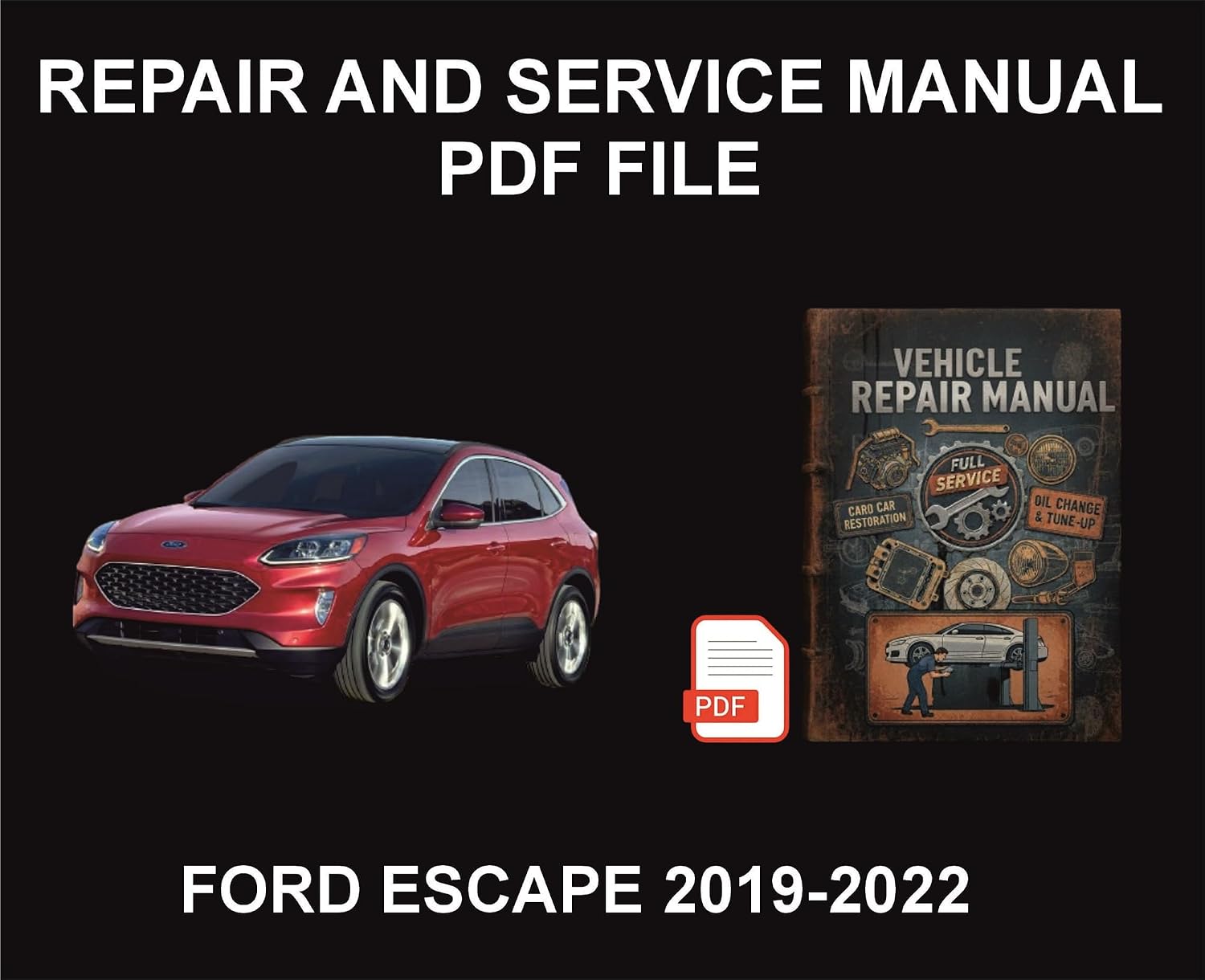 Ford Escape 2019-2022 Vehicle Repair Manual, Parts, Wiring, Workshop Book (English Edition) baixar o livro de graça