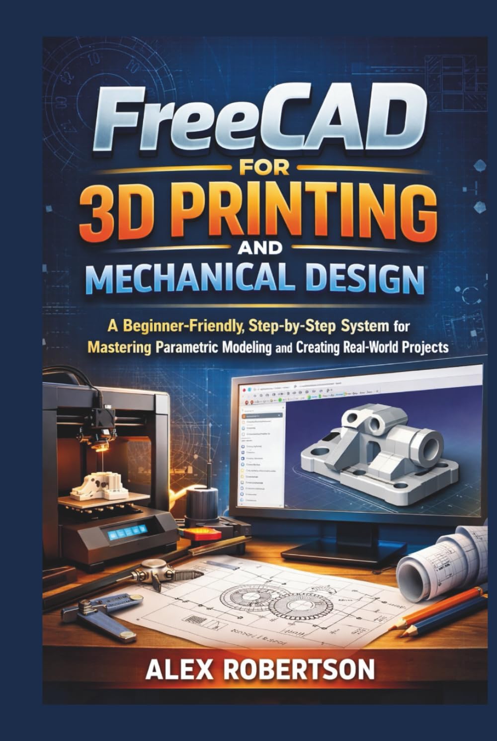 capítulo por capítulo baixar FreeCAD for 3D Printing and Mechanical Design: A Beginner-Friendly, Step-by-Step System for Mastering Parametric Modeling and Creating Real-World Projects