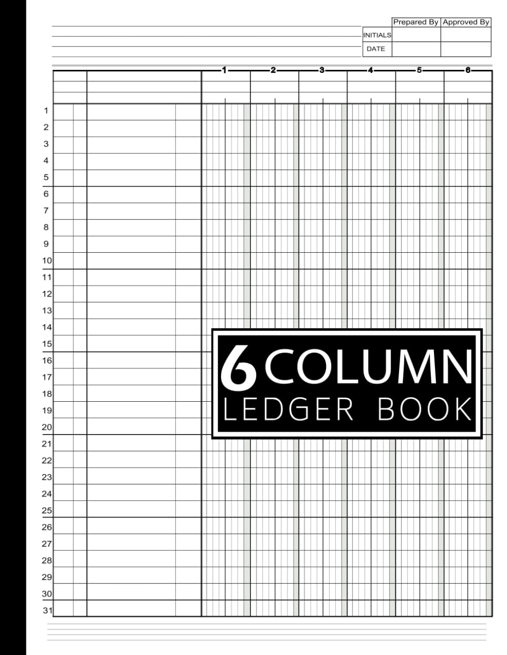 6 Column Ledger Book: Simple Six Column for Bookkeeping and Accounting | Log Book for Small Business and Personal Use: Account Journal/Notebook / White Cover baixar livro de graça